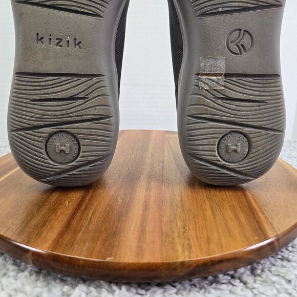 Kizik Madrid Eco-Knit Graphite Gray Hands-Free Casual Slip On Sneaker Mens 9 - Picture 11 of 15